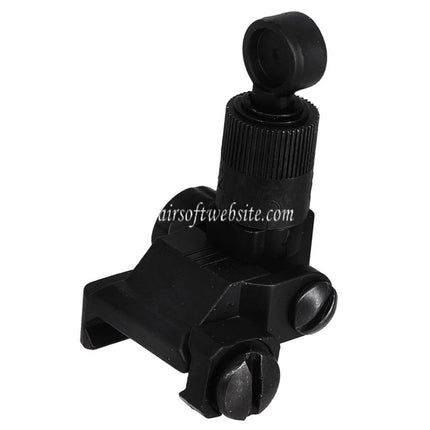CYMA KAC Style Micro 600m Rabattable Hausse Convient pour 20mm 1913 Picatinny Rail M4 M16 AEG Fusil Airsoft