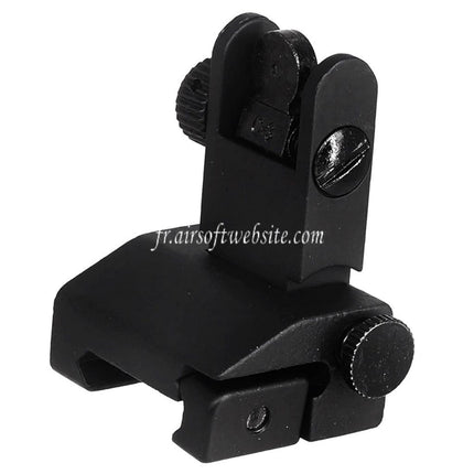 CYMA Métal Rabattable Hausse Convient pour 20mm 1913 Picatinny Rail M4 M16 AEG Fusil Airsoft