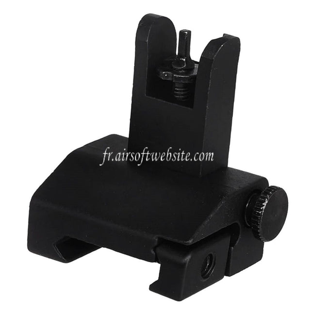 CYMA Métal Rabattable Guidon Convient pour 20mm 1913 Picatinny Rail M4 M16 AEG Fusil Airsoft