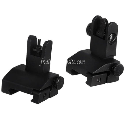 CYMA Métal Rabattable Guidon Hausse Convient pour 20mm 1913 Picatinny Rail M4 M16 AEG Fusil Airsoft