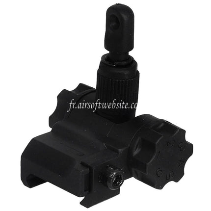 CYMA Plastique SCAR Rabattable Hausse Convient pour 20mm 1913 Picatinny Rail AEG Fusil Airsoft