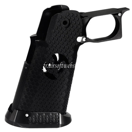 5KU CNC Aluminum Pistolet Poignée Le Châssis Ensemble Infinity Style Type-3 Convient pour Tokyo Marui Hi-Capa 5.1 4.3 Série GBB Pistolet Airsoft