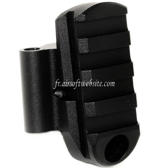 5KU 20mm Picatinny M1913 Rail Crosse Base Convient pour Tokyo Marui SAIGA-12K Série GBB Shotguns Airsoft Noir