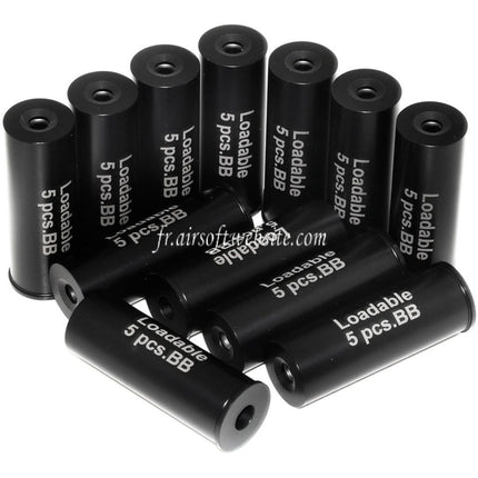 APS 12pièces 5 Billes Chasse Cartouche Convient pour APS Striker 12 CAM870 MK2 Shotgun Airsoft