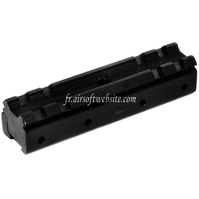 CYMA 20mm Riser Lunette Montage Base Convient pour 12mm Dovetail Montage Noir