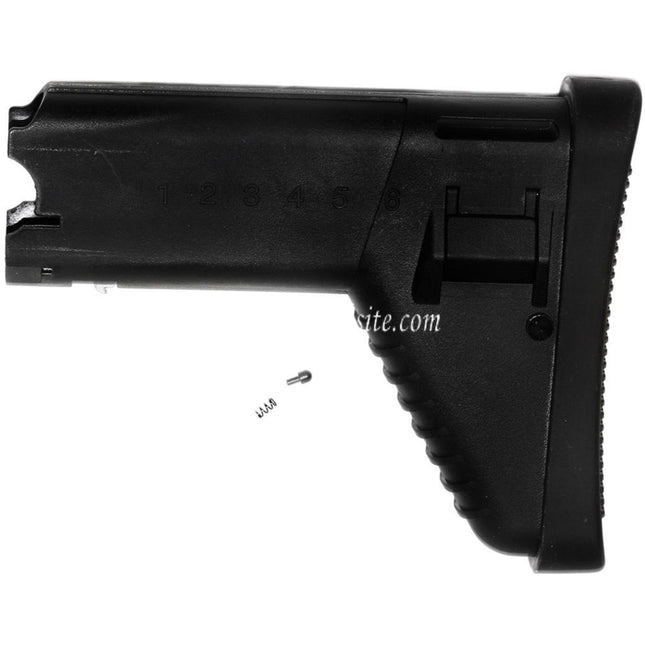 CYMA 180mm Polymère Rétractable Butt Crosse Convient pour CYMA Cybergun SCAR Série AEG Fusil Airsoft