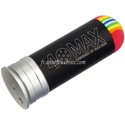 40Max 40mm Grenade Gaz Cartouche Convient pour 35mm EVA Foam Ball