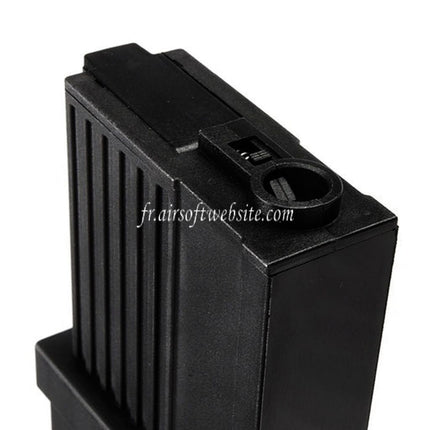 CSI AIRSOFT 225 Billes Polymère Hi-Cap Chargeur Convient pour CSI XR-5 Série AEG Fusil Noir