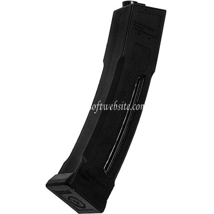 G&G 130 Billes Mid-Cap Chargeur Convient pour G&G PCC45 MXC9 Série AEG SMG Fusil Airsoft Noir