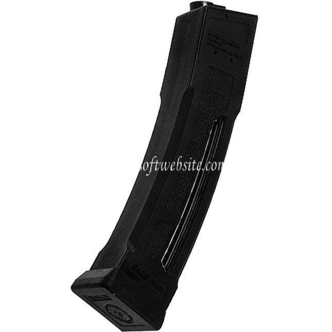 G&G 130 Billes Mid-Cap Chargeur Convient pour G&G PCC45 MXC9 Série AEG SMG Fusil Airsoft Noir