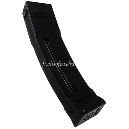 G&G 130 Billes Mid-Cap Chargeur Convient pour G&G PCC45 MXC9 Série AEG SMG Fusil Airsoft Noir