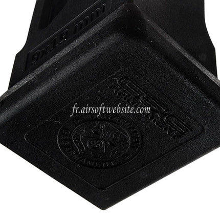 G&G 130 Billes Mid-Cap Chargeur Convient pour G&G PCC45 MXC9 Série AEG SMG Fusil Airsoft Noir