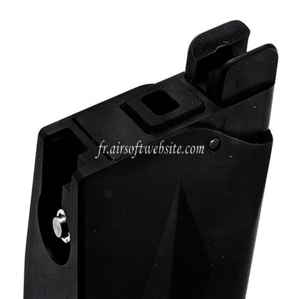 Guarder 25 Billes Aluminum Gaz Chargeur Convient pour Tokyo Marui P226 E2 Série GBB Pistolet Airsoft Noir