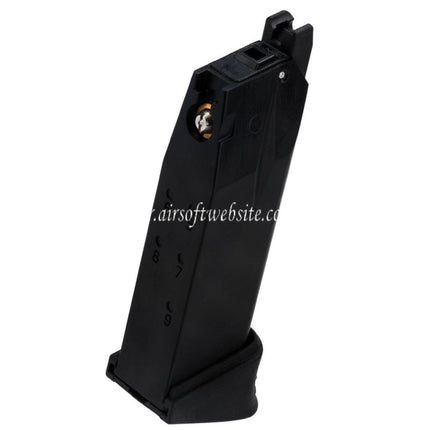 ICS 17 Billes Gaz Chargeur Court Type Convient pour ICS BLE-XPD BLE-XMK Compact Série GBB Pistolet Airsoft Noir