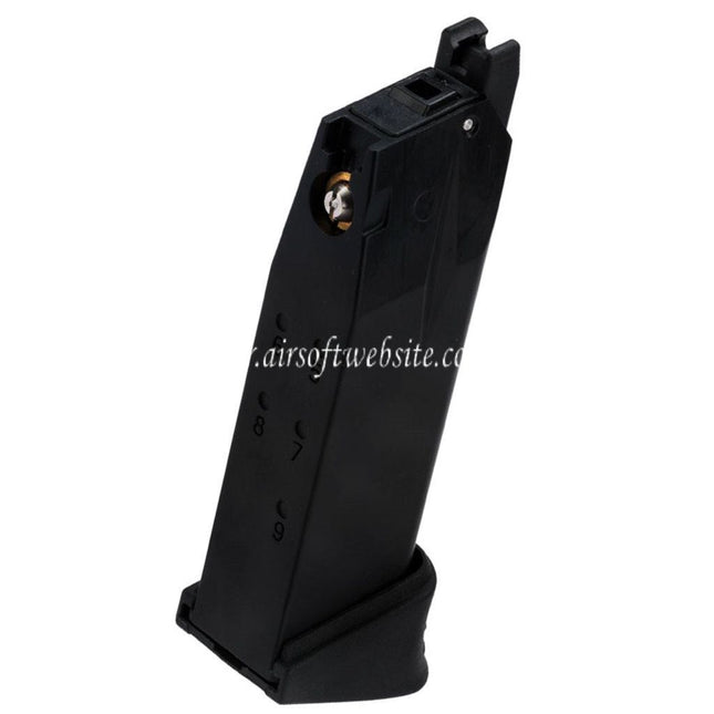 ICS 17 Billes Gaz Chargeur Court Type Convient pour ICS BLE-XPD BLE-XMK Compact Série GBB Pistolet Airsoft Noir