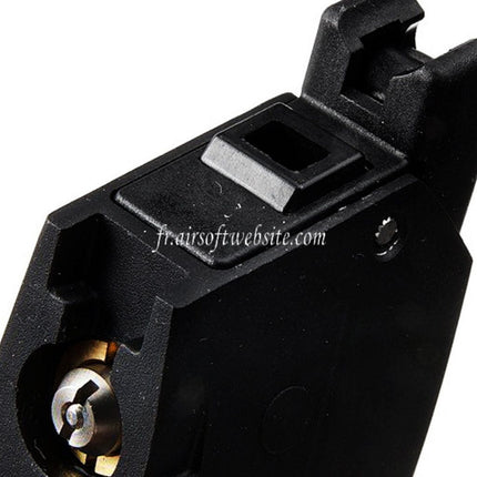 ICS 17 Billes Gaz Chargeur Court Type Convient pour ICS BLE-XPD BLE-XMK Compact Série GBB Pistolet Airsoft Noir