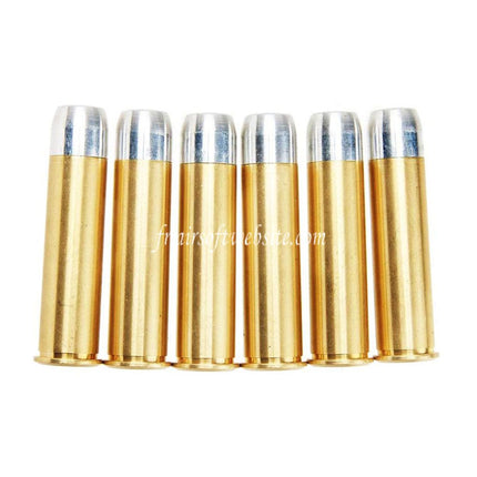 King Arms 6pièces Set Métal Cartouche Convient pour King Arms Python.357 Version 2 Série Gaz Revolvers Pistolet Airsoft