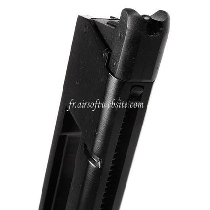 KJ Works 17 Billes Co2 Chargeur (4.5mm BB) Convient pour KJ Works KP-07 MEU 1911 Série GBB Pistolet Airsoft Noir
