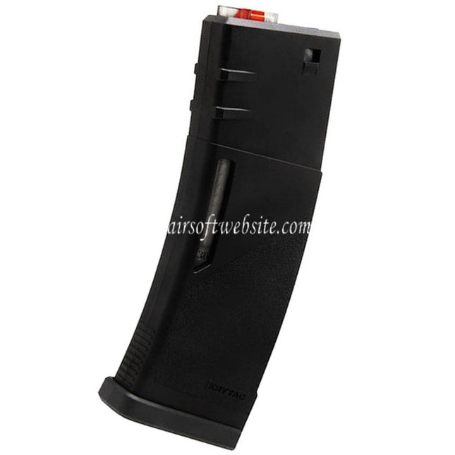 KRYTAC Swappable 30/120 Billes Polymère Chargeur Convient pour M4 M16 Série AEG Fusil Airsoft Noir