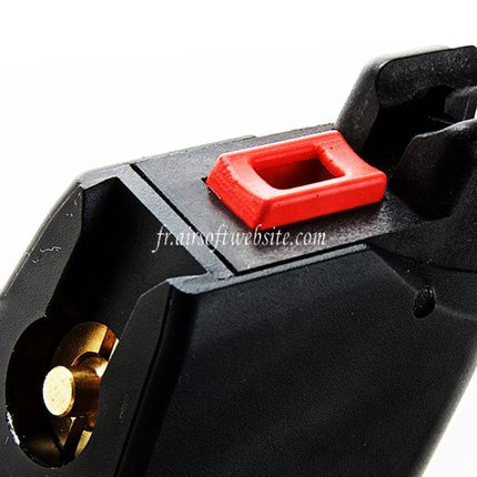 KRYTAC 24 Billes Co2 Chargeur Convient pour SilencieuxCo MAXIM 9 AAP-01 G17 G18C G34 G35 G-Série GBB Pistolet Airsoft Noir