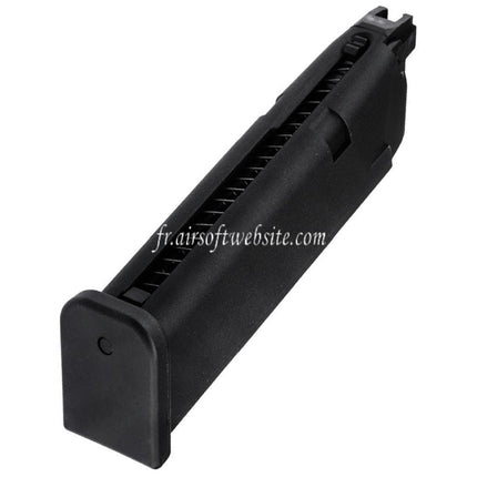 KRYTAC 24 Billes Gaz Chargeur Convient pour SilencieuxCo MAXIM 9 AAP-01 G17 G18C G34 G35 G-Série GBB Pistolet Airsoft Noir