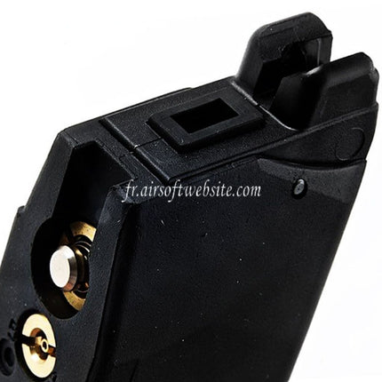 TTI Airsoft 22 Billes Gaz Chargeur Convient pour TP22 AAP-01 G17 G18C G34 G35 G-Série GBB Pistolet Noir