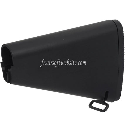 Golden Eagle Stubby Fixé Crosse Convient pour M4 M16 Série AEG Fusils Airsoft Noir