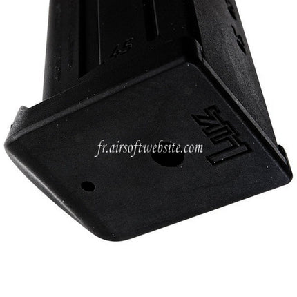 KWA 24 Billess Gaz Chargeur Convient pour Umarex KWA USP.45 Série GBB Pistolet Airsoft Noir