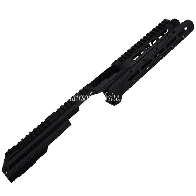 5KU Chassis SAG Style MK3 Monolithic M-Lok Garde-Main Rail Système Railed Couvre Poussière Set Convient pour Tokyo Marui AKM GBB Série Fusils Airsoft Noir