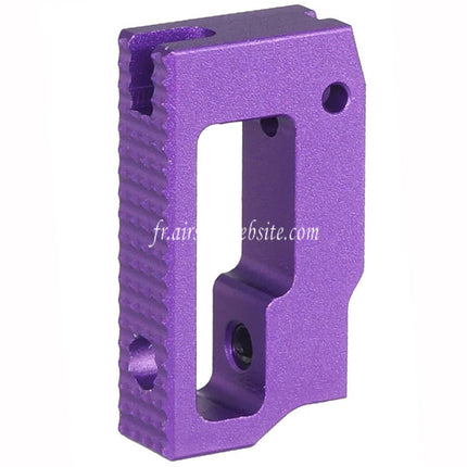 5KU Aluminum Court Plat Réglable Gâchette Convient pour Tokyo Marui Hi-Capa 1911 Série GBB Pistolets Airsoft