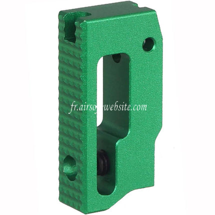 5KU Aluminum Extra Court Plat Réglable Gâchette Convient pour Tokyo Marui Hi-Capa 1911 Série GBB Pistolets Airsoft