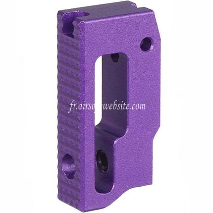 5KU Aluminum Extra Court Plat Réglable Gâchette Convient pour Tokyo Marui Hi-Capa 1911 Série GBB Pistolets Airsoft