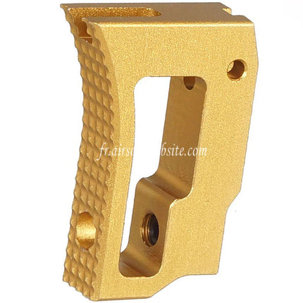 5KU Aluminum Haut Courbe Réglable Gâchette Convient pour Tokyo Marui Hi-Capa 1911 Série GBB Pistolets Airsoft