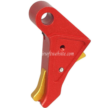 5KU CNC Aluminum AA Style Gâchette Convient pour WE(WE-TECH) Tokyo Marui G17 G19 G34 Série GBB Pistolets Airsoft