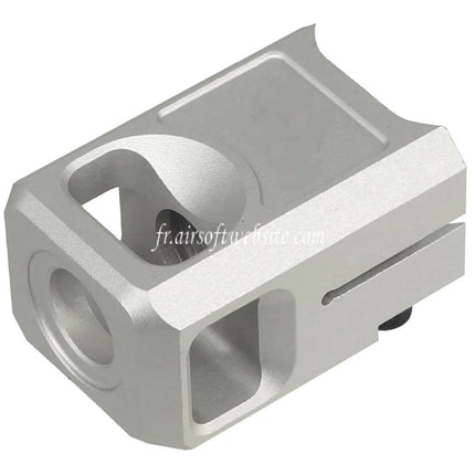 5KU CNC Aluminium Compensateur V2 -14mm CCW sens antihoraire Filetage Convient pour G17 G19 Gen 5 Serie GBB Pistolets Airsoft