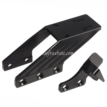 5KU CNC Aluminum Infinity Optique Montage avec Pouce Repose Convient pour 5KU Infinity IMM Kit Hi-Capa Série GBB Pistolets Airsoft