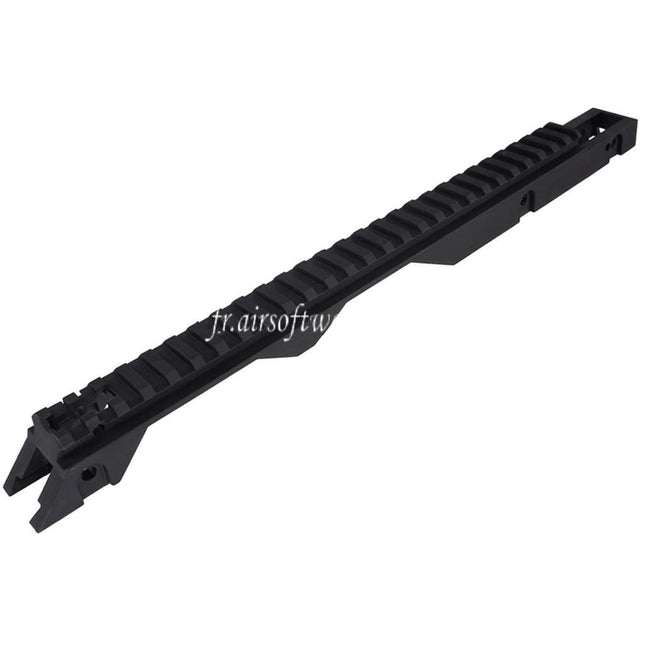 Airsoft Website 340mm Haut Rail Convient pour G36 Série AEG Fusils Noir