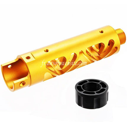 Narcos Airsoft CNC Aluminum Avant Canon Kit (Type 6) Convient pour Action Army AAP01 Série GBB Pistolet