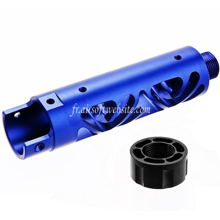 Narcos Airsoft CNC Aluminum Avant Canon Kit (Type 6) Convient pour Action Army AAP01 Série GBB Pistolet