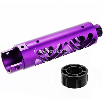 Narcos Airsoft CNC Aluminum Avant Canon Kit (Type 6) Convient pour Action Army AAP01 Série GBB Pistolet