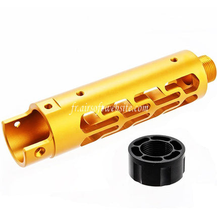 Narcos Airsoft CNC Aluminum Avant Canon Kit (Type 7) Convient pour Action Army AAP01 Série GBB Pistolet