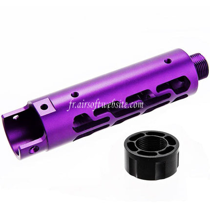 Narcos Airsoft CNC Aluminum Avant Canon Kit (Type 7) Convient pour Action Army AAP01 Série GBB Pistolet