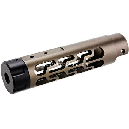 Narcos Airsoft CNC Aluminum Avant Canon Kit (Type 7) Convient pour Action Army AAP01 Série GBB Pistolet