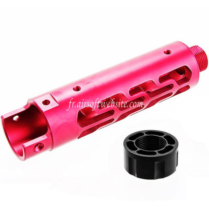 Narcos Airsoft CNC Aluminum Avant Canon Kit (Type 7) Convient pour Action Army AAP01 Série GBB Pistolet
