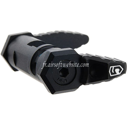 Revanchist Airsoft 60 Degré Ambidextre Sélecteur Convient pour Tokyo Marui M4 MWS Série GBB Fusils Noir