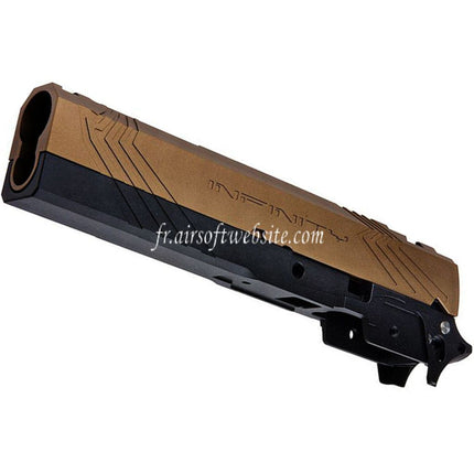 Tiger Soul CNC Aluminum INF Venom Milieu Châssis Glissière Set Convient pour Toyko Marui Hi-Capa Série GBB Pistolet Airsoft