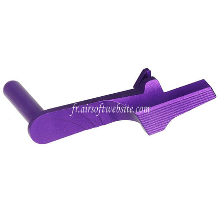 5KU CNC Aluminium Glissière Verrou Type-1 Convient pour WE Tokyo Marui Hi-Capa Série GBB Pistolet Airsoft