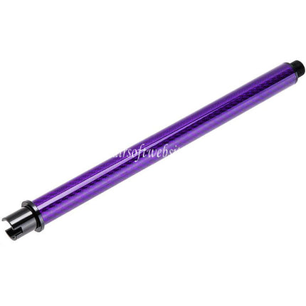 Dr. Black Léger Carbone Fibre 10.5 Pouces Canon Extérieur -14mm CCW sens antihoraire Convient pour Tokyo Marui M4 Série MWS GBB Fusil Airsoft