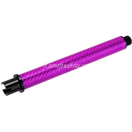 Dr. Black Léger Carbone Fibre 7 Pouces Canon Extérieur -14mm CCW sens antihoraire Convient pour Tokyo Marui M4 Série MWS GBB Fusil Airsoft
