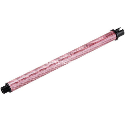Dr. Black Léger Carbone Fibre 9 Pouces Canon Extérieur -14mm CCW sens antihoraire Convient pour Tokyo Marui M4 Série MWS GBB Fusil Airsoft